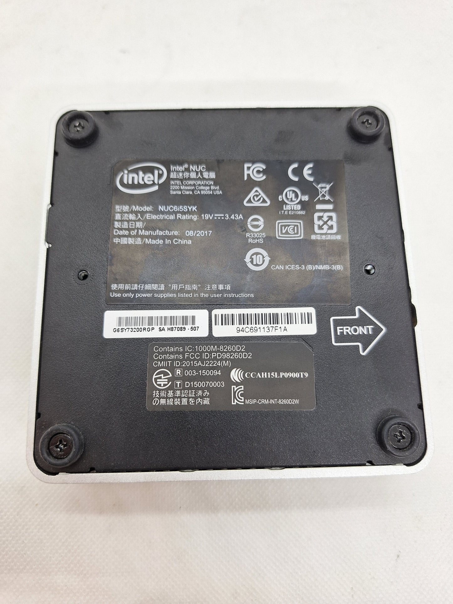 Intel NUC 6i5SYK i5 6260U