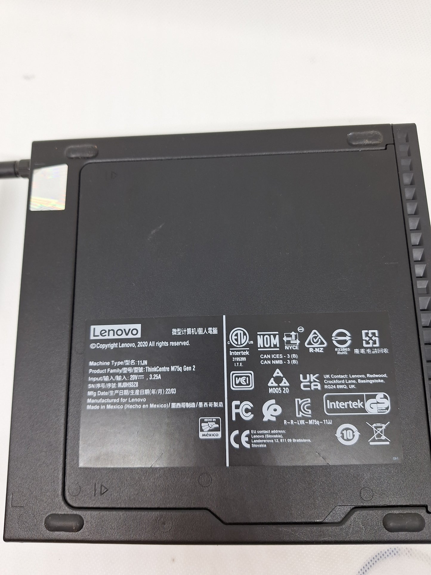 Lenovo M75q Gen 2 AMD Ryzen 5 Pro 4650GE WLAN