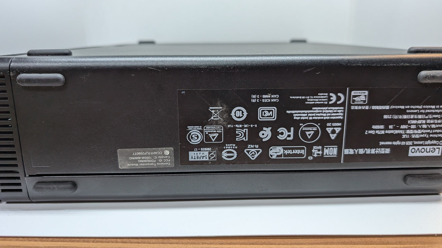 Lenovo M75S Gen 2 AMD Ryzen 5 Pro 5650G WLAN 16GB RAM 256GB NVME Windows 11 Pro