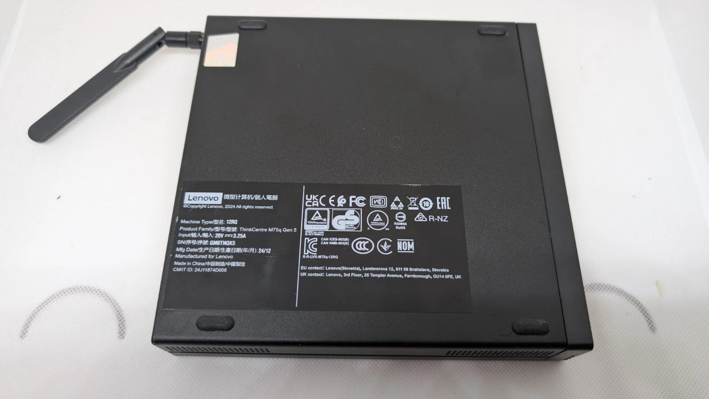 Lenovo M75q Gen 5 AMD Ryzen 5 Pro 8500GE WLAN