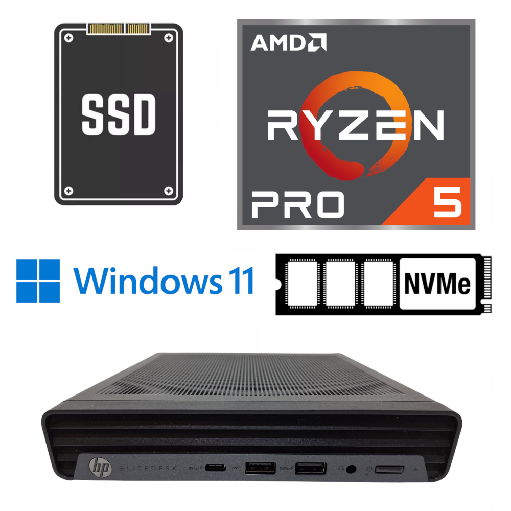 HP 805 G6 Mini AMD Ryzen 5 Pro 4650G