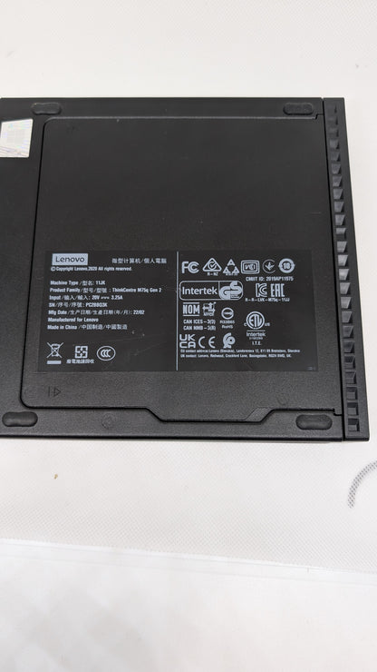 Lenovo M75q Gen 2 AMD Ryzen 5 Pro 4650GE 16GB RAM 256GB / 512GB NVME