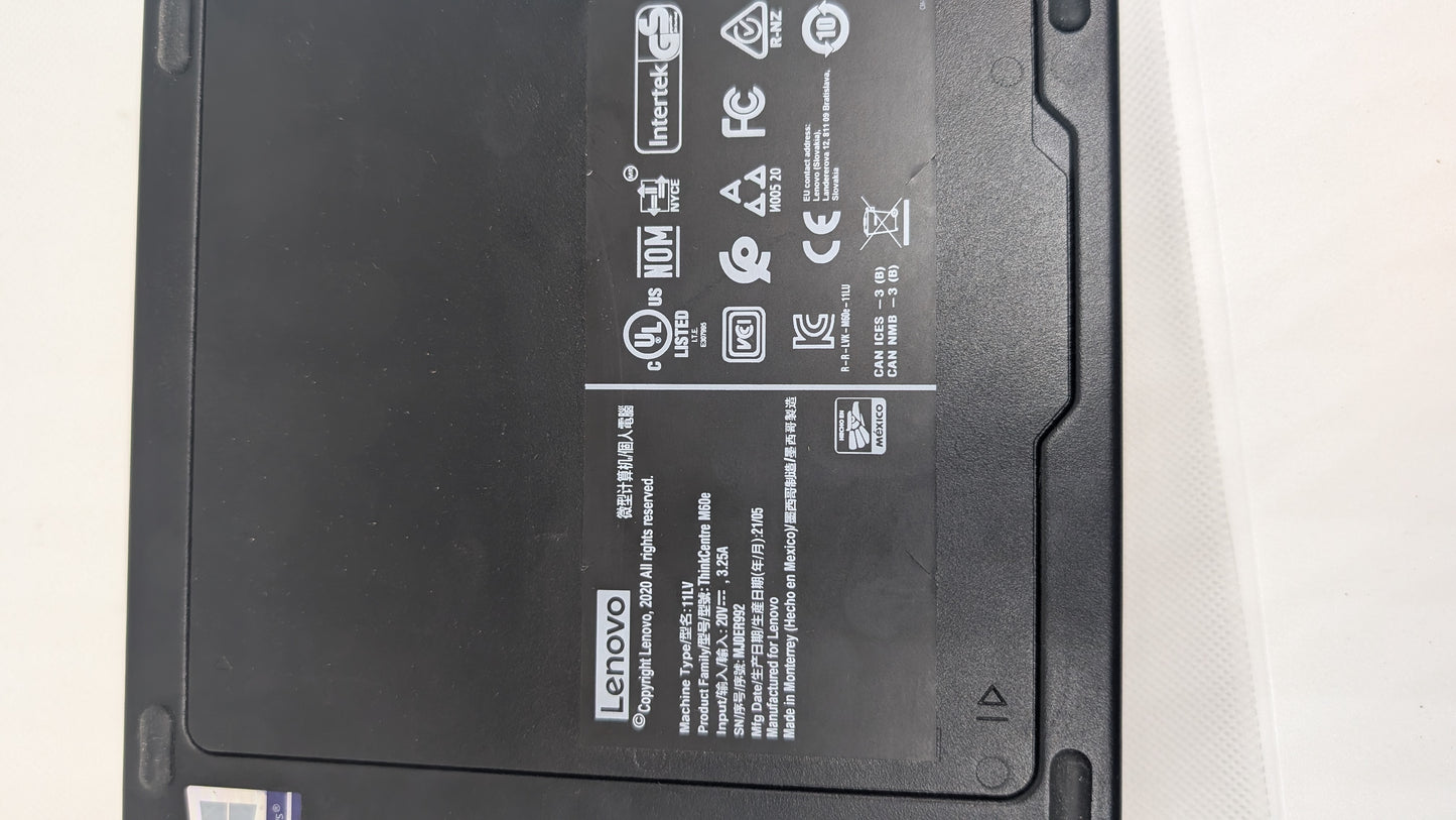 Lenovo M60e i5 1035G1 WLAN